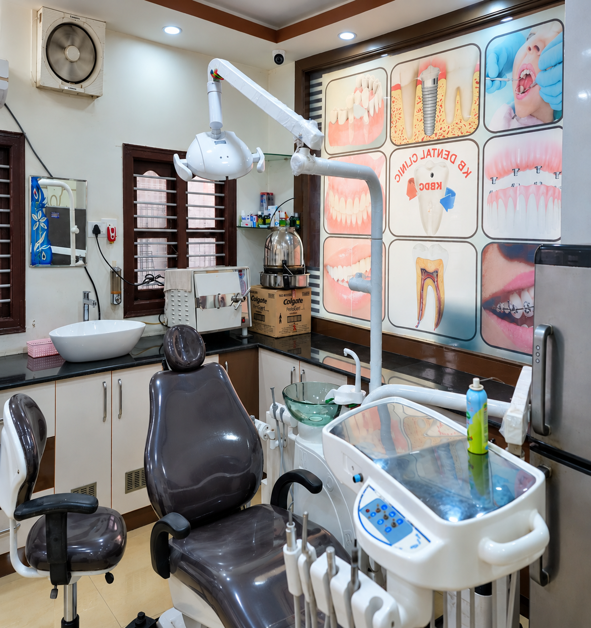 KB Dental Clinic front desk area